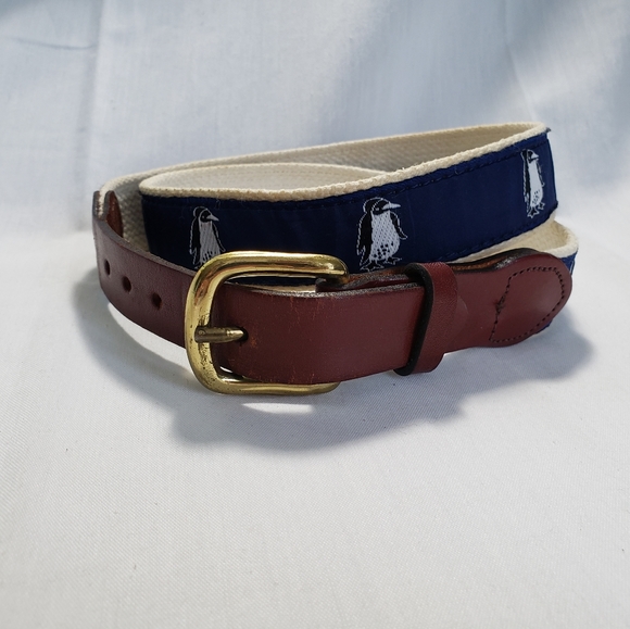 Leatherman Essex, Conn. Other Vintage Penguin Belt Leather Brass